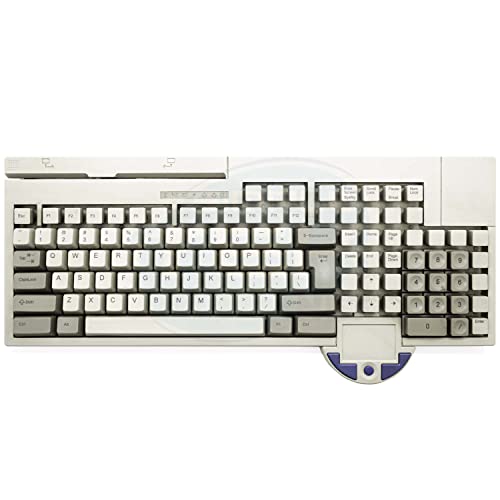 Simpletek Vintage Retro Tastaturset mit integrierter Maus, US-Layout | PS/2, mit Trackball 2 in 1 (überholt) von SIMPLETEK