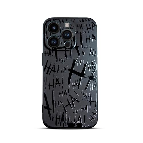 SIMPLYMDRN Jokester Kompatibel mit iPhone 14 Pro Max Hülle [Glänzend] Stoßfeste Schutzhülle Slim für Männer Handyhüllen 6,7 Zoll 2022, Schwarz von SIMPLYMDRN