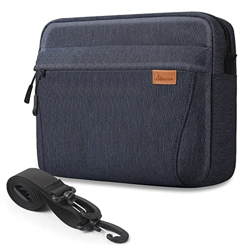 SIMTOP Tablet Tasche 11 Zoll,Umhängetasche für Tablets die Tägliche Arbeit,wasserdichte Multi Tasche Umhängetasche Herren aus Polyester, ipad air 2023 ipad 9 Generation Tasche(Blau) von SIMTOP