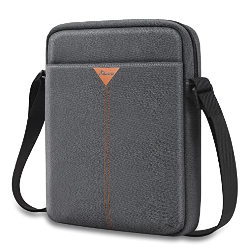 SIMTOP Tablet Tasche für 11 Zoll, iPad Air 2023, Tasche Hülle10,9" zubehör für tablets iPad Air 4, 10,2",Umhängetasche für Tablets, Tablet Schultertasche für YKK-Reißverschlusstasche Grey von SIMTOP