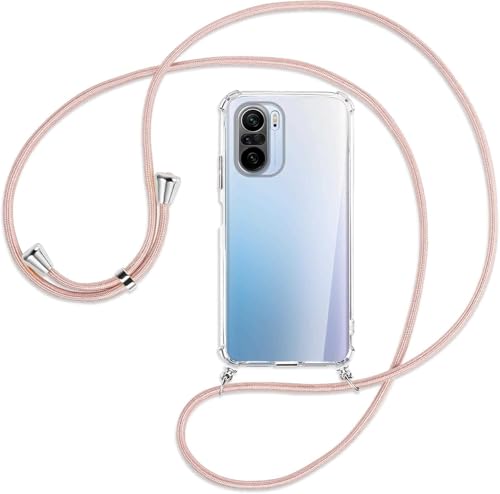 Handykette kompatibel mit Xiaomi Poco F3 5G Handyhülle Transparent Silikon Schutzhülle - Necklace Hülle mit Band Handy-Kette Case mit Necklace Schnur mit Kette zum Umhängen,Rosa Handykette kompatibel mit Xiaomi Poco F3 5G Handyhülle Transparent Silikon Schutzhülle - Necklace Hülle mit Band Handy-Kette Case mit Necklace Schnur mit Kette zum Umhängen,Rosa von SIMao