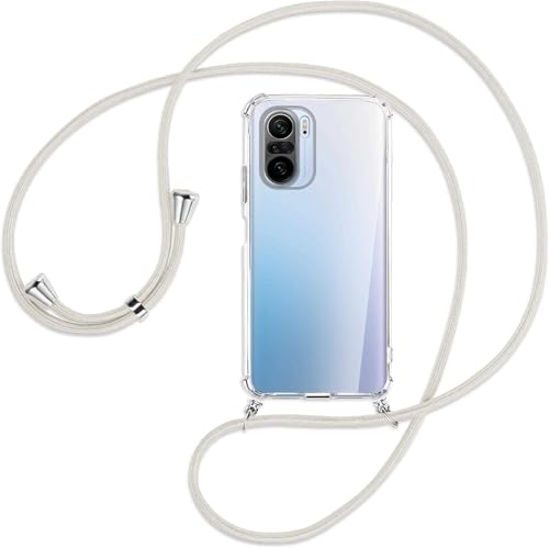Handykette kompatibel mit Xiaomi Poco F3 5G Handyhülle Transparent Silikon Schutzhülle - Necklace Hülle mit Band Handy-Kette Case mit Necklace Schnur mit Kette zum Umhängen,Silber Handykette kompatibel mit Xiaomi Poco F3 5G Handyhülle Transparent Silikon Schutzhülle - Necklace Hülle mit Band Handy-Kette Case mit Necklace Schnur mit Kette zum Umhängen,Silber von SIMao