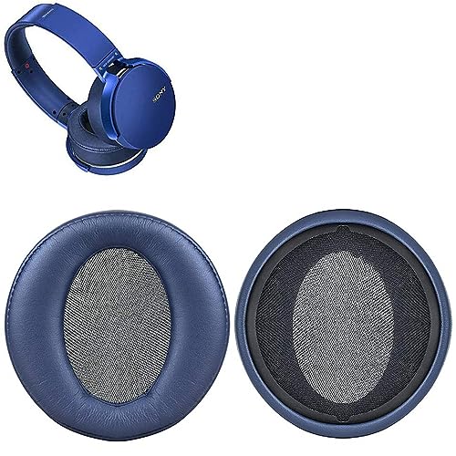 MDR-XB950BT Ersatz-Ohrpolster für Sony MDR-XB950N1 MDR-XB950B1 MDR-XB950AP MDR-XB950/H kabellose Bluetooth-Kopfhörer. blau von SINDERY