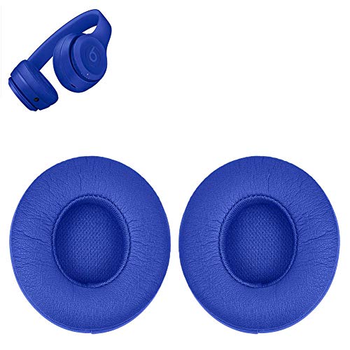 Solo 3 Ersatz-Ohrpolster für Ohrhörer, kompatibel mit Beats Solo 3 Solo 2 Wireless On-Ear-Kopfhörern blau von SINDERY