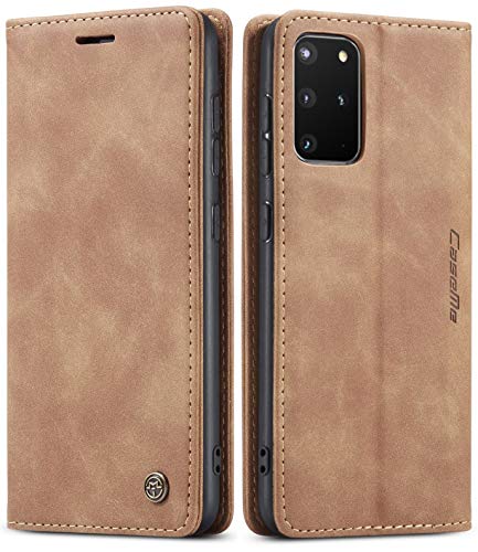 SINIANL Samsung Galaxy S20 Plus Hülle, Galaxy S20 Plus Lederhülle, Vintage Wallet Case Book Klapptasche mit Kickstand Kartenhalter Slots Schutzhülle für Galaxy S20 Plus/S20+ Braun SINIANL Samsung Galaxy S20 Plus Hülle, Galaxy S20 Plus Lederhülle, Vintage Wallet Case Book Klapptasche mit Kickstand Kartenhalter Slots Schutzhülle für Galaxy S20 Plus/S20+ Braun von SINIANL