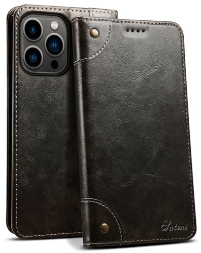 SINIANL Schutzhülle für iPhone 16 Plus, Brieftaschen-Schutzhülle für iPhone 16 Plus, mit magnetischem Ständer, Kreditkartenfach, Leder-Klapphülle für iPhone 16 Plus, Dunkelgrau SINIANL Schutzhülle für iPhone 16 Plus, Brieftaschen-Schutzhülle für iPhone 16 Plus, mit magnetischem Ständer, Kreditkartenfach, Leder-Klapphülle für iPhone 16 Plus, Dunkelgrau von SINIANL