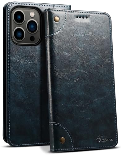 SINIANL Schutzhülle für iPhone 16 Plus, Brieftaschenformat, mit magnetischem Ständer, Kreditkartenfach, Leder-Klapphülle für iPhone 16 Plus, Blau SINIANL Schutzhülle für iPhone 16 Plus, Brieftaschenformat, mit magnetischem Ständer, Kreditkartenfach, Leder-Klapphülle für iPhone 16 Plus, Blau von SINIANL