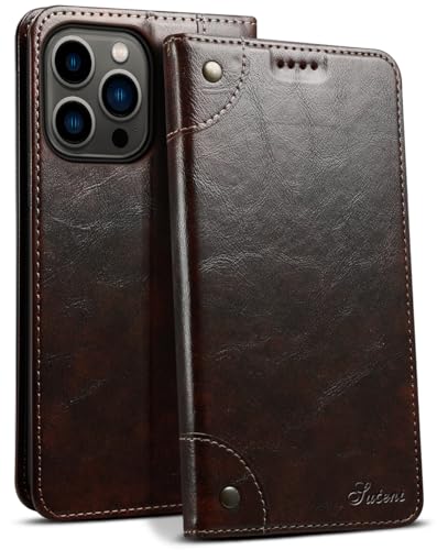 SINIANL Schutzhülle für iPhone 16 Plus, Brieftaschenformat, mit magnetischem Ständer, Kreditkartenfach, Leder-Klapphülle für iPhone 16 Plus, Braun SINIANL Schutzhülle für iPhone 16 Plus, Brieftaschenformat, mit magnetischem Ständer, Kreditkartenfach, Leder-Klapphülle für iPhone 16 Plus, Braun von SINIANL