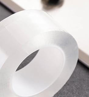 SINJEUN 4 Stück Nano Klebeband, 5cm x 10m Transparentes Nanoband, Nano Tape PET-Band Wiederverwendbar für Zuhause und Auto SINJEUN 4 Stück Nano Klebeband, 5cm x 10m Transparentes Nanoband, Nano Tape PET-Band Wiederverwendbar für Zuhause und Auto von SINJEUN