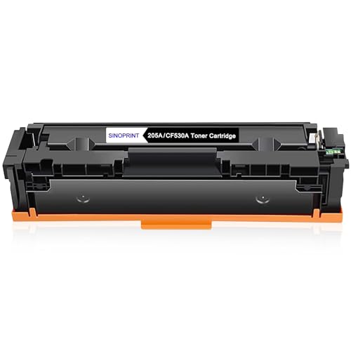 SINOPRINT 205A Toner Kompatibel für HP 205A (CF530A) Schwarz für HP Color Laserjet Pro MFP M181fw Toner M180n M181n M180nw M180fw M154a M154nw (1 Schwarz) von SINOPRINT