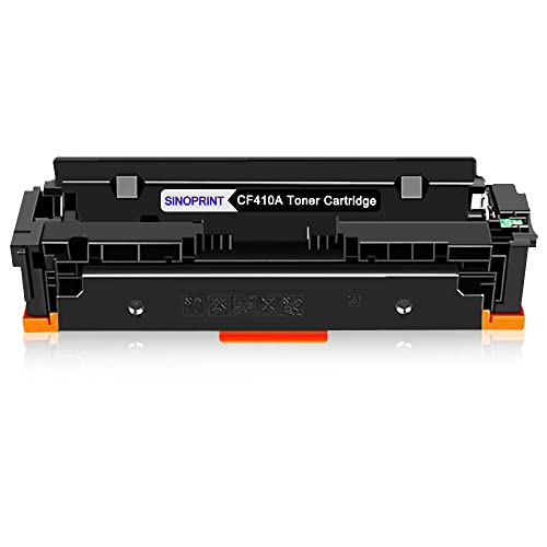 SINOPRINT 410A Schwarz Kompatible HP CF410A 410A CF410X 410X Tonerkartusche für HP MFP M477fdw Toner schwarz für Color Laserjet Pro MFP M477fdw M377dw M477fdn M477fnw M452dn M452dw M452nw von SINOPRINT