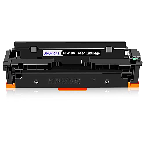 SINOPRINT 410A Schwarz Kompatible HP CF410A 410A CF410X 410X Tonerkartusche für HP MFP M477fdw Toner schwarz für HP Color Laserjet Pro MFP M477fdw M377dw M477fdn M477fnw M452dn M452dw M452nw von SINOPRINT