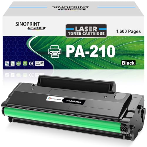 SINOPRINT PA-210 Tonerkartusche Kompatible Pantum PA-210 Toner PA210 PA 210 Toner für P2500W P2502W P2508W M6500NW M6500N M6500W M6550NW M6552NW M6558NW M6600N M6600NW M6602NW, 1,600 Seiten SINOPRINT PA-210 Tonerkartusche Kompatible Pantum PA-210 Toner PA210 PA 210 Toner für P2500W P2502W P2508W M6500NW M6500N M6500W M6550NW M6552NW M6558NW M6600N M6600NW M6602NW, 1,600 Seiten von SINOPRINT
