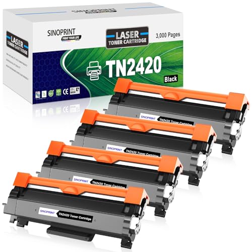 SINOPRINT TN2420 TN-2420 Kompatibel für Toner Brother MFC L2710DW TN2420 TN 2420 TN2410 für MFC-L2710DW HL-L2350DW MFC-L2710DN DCP-L2530DW HL-L2375DW HL-L2310D MFC-L2750DW HL-L2370DN MFC-L2730DW von SINOPRINT