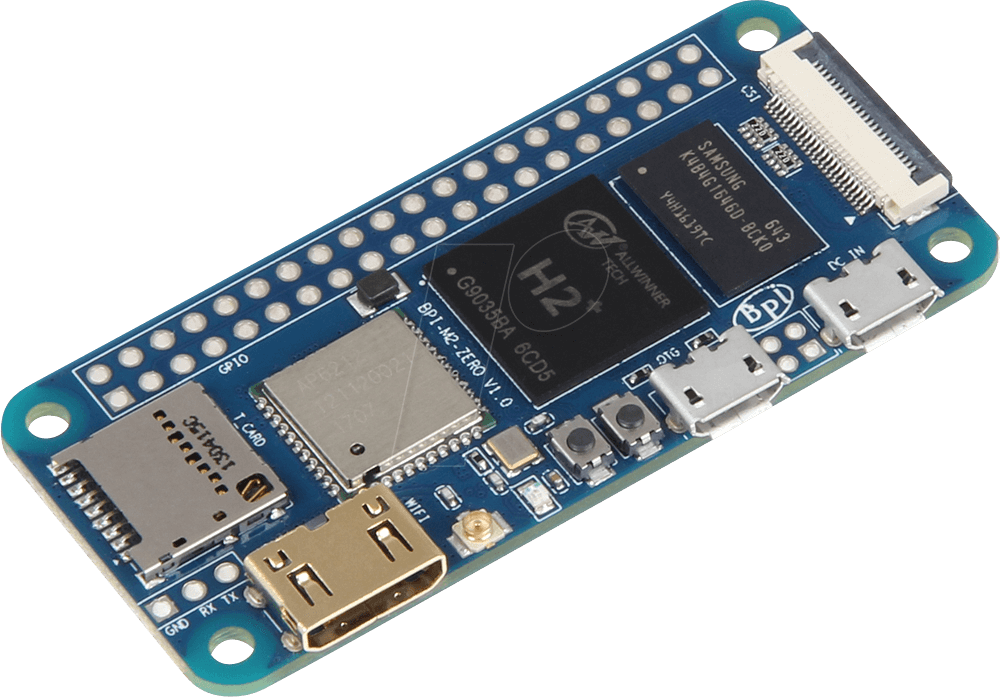 BANANA PI ZERO - Banana Pi M2 Zero, 1,2 GHz Quad Core, 512 MB DDR3 von SINOVOIP