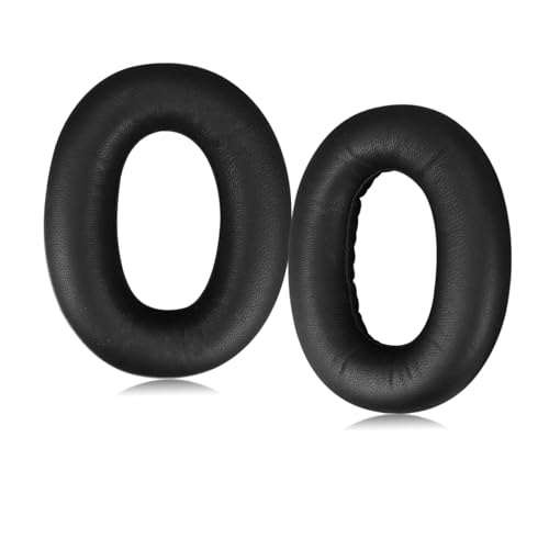 SINOWO Ersatz-Ohrpolster für Bowers & Wilkins PX7 Over-Ear-Kopfhörer (nicht passend für PX7 S2 und PX8), Ohrpolster mit Geräuschisolierung, Memory-Schaum (Schaffell, Schwarz) von SINOWO
