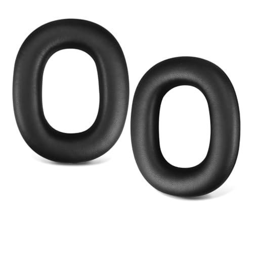 SINOWO Ersatz-Ohrpolster für Bowers & Wilkins PX8/PX7 S2 kabellose Kopfhörer mit Geräuschunterdrückung (nicht passend für PX7), Ohrpolster mit Geräuschisolierung, Memory-Schaum, Schaffell, Schwarz von SINOWO
