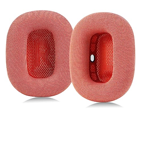 Sinowo Verbesserte Ohrpolster für Apple AirPods Max Kopfhörer, Netzgewebe, Ersatz-Ohrpolster mit Memory-Schaum und Magnet, näher am Original (Rosa) von SINOWO