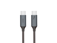 Sinox PRO USB C 4.0 kabel (Thunderbolt®). 1m. Sort von SINOX