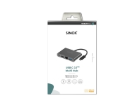 Sinox PRO USB C Hub. Aluminium von SINOX