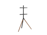 Sinox Tripod TV Standfuß mit drehbarem Aufsatz. 45-65. Dunkles Holz/Schwarz von SINOX