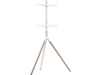Sinox Tripod TV Standfuß mit drehbarem Aufsatz. 45-65. Helles Holz/Weiß Sinox Tripod TV Standfuß mit drehbarem Aufsatz. 45-65. Helles Holz/Weiß von SINOX