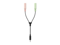 Sinox headset adapter. 0,2m. Sort von SINOX