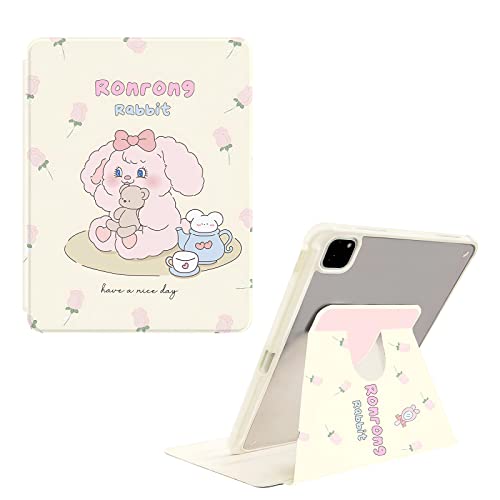 SINQERISHT Hülle für iPad 9./8./7. Generation 10,2 Zoll 2021 2020 2019 Leder Case mit Stifthalter 360° drehbarem Ständer Schutzhülle Transparent PC Cover mit Auto Schlaf/Wach Funktion(Rosa Kaninchen) SINQERISHT Hülle für iPad 9./8./7. Generation 10,2 Zoll 2021 2020 2019 Leder Case mit Stifthalter 360° drehbarem Ständer Schutzhülle Transparent PC Cover mit Auto Schlaf/Wach Funktion(Rosa Kaninchen) von SINQERISHT