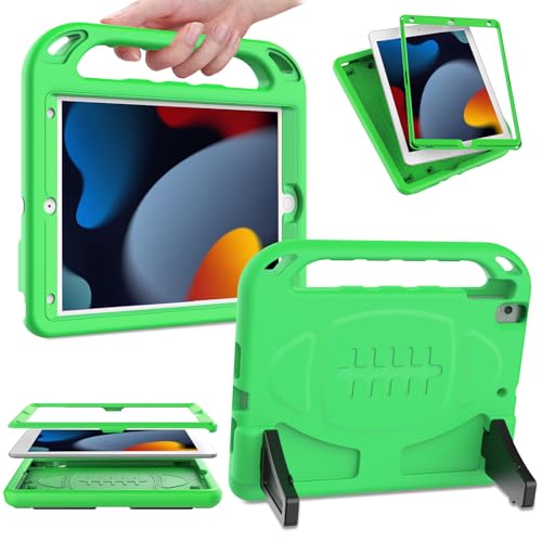 SINSO Kinder-Schutzhülle für iPad 10.2 2021/2020/2019 – iPad 9. / 8. / 7. Generation, integrierter Displayschutz, stoßfester Griff, Ständer, Kinderhülle für iPad 10,2 Zoll (9. / 8. / 7. Generation) – von SINSO