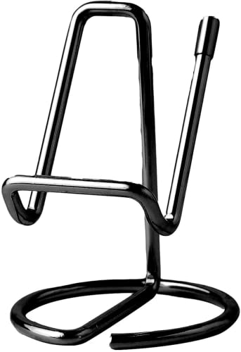 SIRMEDAL Handy-Ständer, Visitenkartenhalter, Handyhalter - Metalldraht, kompatibel mit iPhone/Android-Handys/iPad Mini/Kindle (schwarz) von SIRMEDAL