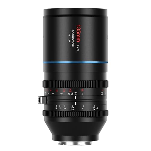 SIRUI 135mm T2.9 1.8X Vollrahmen-anamorphes Objektiv, Telefoto-amorphes Objektiv (Venus 135 mm RF-Halterung) von SIRUI