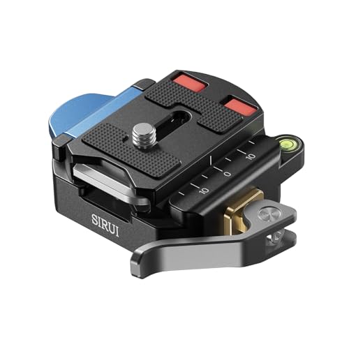 SIRUI 55mm Schnellwechselplatte für arca Swiss und Klemm-Basis-Set, Kamerahalterungsadapter mit 1/4 Zoll und 3/8 Zoll Gewinde für Stativ, Monopod, DSLR-Stabilisator, QC-55 SIRUI 55mm Schnellwechselplatte für arca Swiss und Klemm-Basis-Set, Kamerahalterungsadapter mit 1/4 Zoll und 3/8 Zoll Gewinde für Stativ, Monopod, DSLR-Stabilisator, QC-55 von SIRUI