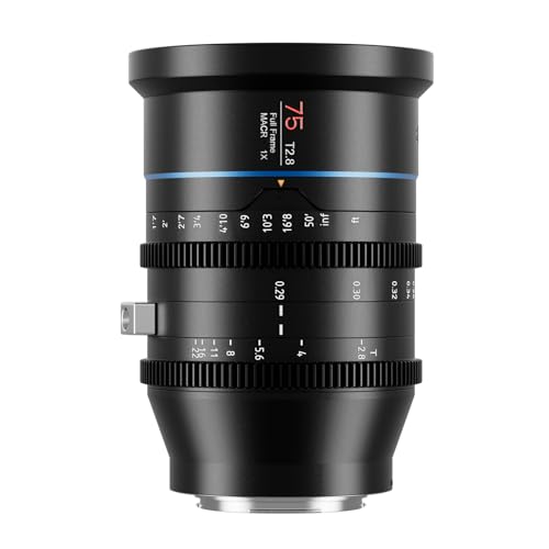 SIRUI 75 mm Jupiter Makro T2.8 Vollformat Cine Prime Objektiv, für PL-Mount Kameras, kompatibel mit Alexa Mini LF, Alexa Mini, Alexa LF, Professional PL-Mount Objektiv SIRUI 75 mm Jupiter Makro T2.8 Vollformat Cine Prime Objektiv, für PL-Mount Kameras, kompatibel mit Alexa Mini LF, Alexa Mini, Alexa LF, Professional PL-Mount Objektiv von SIRUI