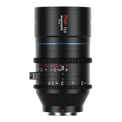 SIRUI 75mm T2.9 1.6X Anamorphotisches Vollformat Prime Objektiv Objektive Lens Lenses(RF-Mount) von SIRUI