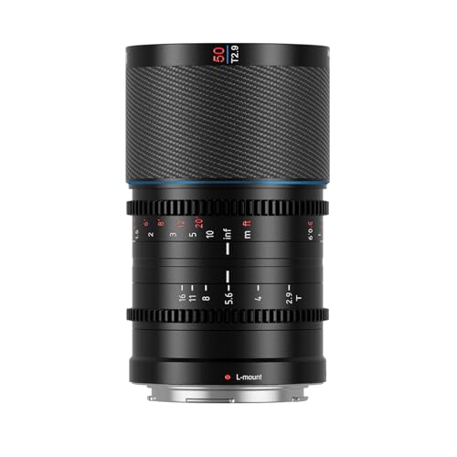 SIRUI Saturn 50mm T2.9 1.6X Kohlefaser Vollformat Anamorphotisches Prime Objektiv Lens Modell Leichtes Kinoobjektiv, L Mount, Natur Fackeln von SIRUI