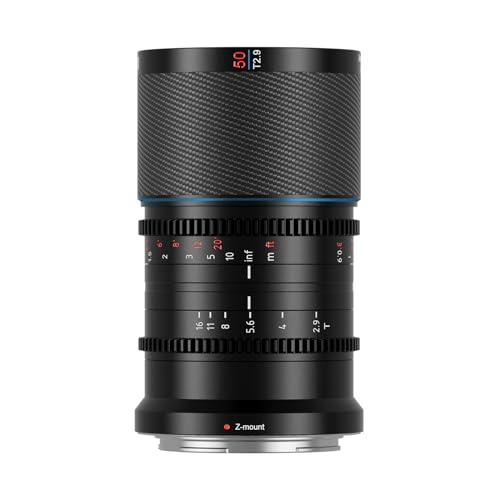 SIRUI Saturn 50 mm T2.9 1.6X Vollformat Kohlefaser anamorphe Linse, Cine Objektiv weniger als 500 g (Nature Flares, Z Mount) von SIRUI