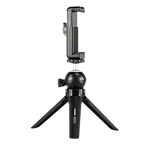 Sirui 3T-05PH Ministativ mit Kugelkopf und Handyklemme und Fernauslöser, schwarz von SIRUI