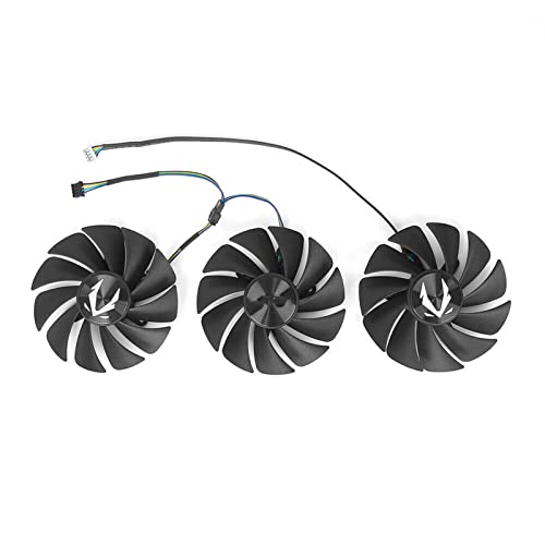 SISS 88mm Grafikkartenlüfter GA92S2U GPU Lüfter für Grafikkarte Kühler ZOTAC GeForce RTX 3070 3080 Ti 3090 AMP Holo Grafikkartenventilator Set 3x von SISS