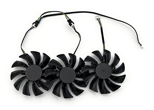 SISS Lüfter für ZOTAC GeForce RTX 2080 / RTX 2080 Ti /2070/2060AMP, GA92S2U, 87 mm DC12V 0.46A 4PIN Grafikkartenlüfter von SISS