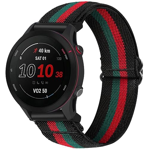 SITAFU 22mm Armband für Garmin Vivoactive 4/Forerunner 255/265/Venu 2, Elastisches Nylon Verstellbar Dehnbar Ersatzband für Samsung Galaxy Watch 3 45MM/Gear S3/Huawei Watch GT Sport Uhrenarmband SITAFU 22mm Armband für Garmin Vivoactive 4/Forerunner 255/265/Venu 2, Elastisches Nylon Verstellbar Dehnbar Ersatzband für Samsung Galaxy Watch 3 45MM/Gear S3/Huawei Watch GT Sport Uhrenarmband von SITAFU
