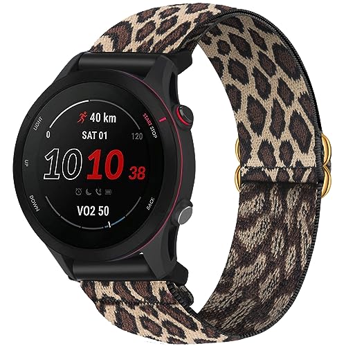 SITAFU 22mm Armband für Garmin Vivoactive 4/Forerunner 255/265/Venu 2, Elastisches Nylon Verstellbar Dehnbar Ersatzband für Samsung Galaxy Watch 3 45MM/Gear S3/Huawei Watch GT Sport Uhrenarmband von SITAFU