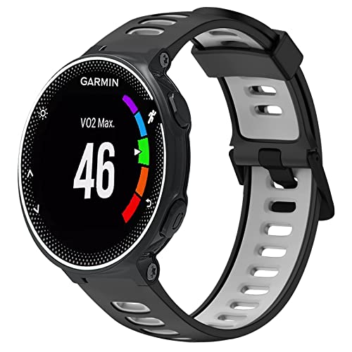 SITAFU Armband Garmin Forerunner 735XT,Sportarmband für Garmin Forerunner 235 - Einstellbares Silikon Armbänder Uhrenarmband Sport Ersatzarmband für Garmin Forerunner 235/735XT/220/230/620 SITAFU Armband Garmin Forerunner 735XT,Sportarmband für Garmin Forerunner 235 - Einstellbares Silikon Armbänder Uhrenarmband Sport Ersatzarmband für Garmin Forerunner 235/735XT/220/230/620 von SITAFU