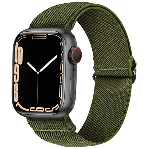 SITAFU Armband Kompatibel mit Apple Watch Armband 38mm 40mm 41mm für Damen Herren,Nylon Elastisches Verstellbares Geflochten Ersatzarmband für iWatch Series 7 6 5 4 3 2 1 SE von SITAFU