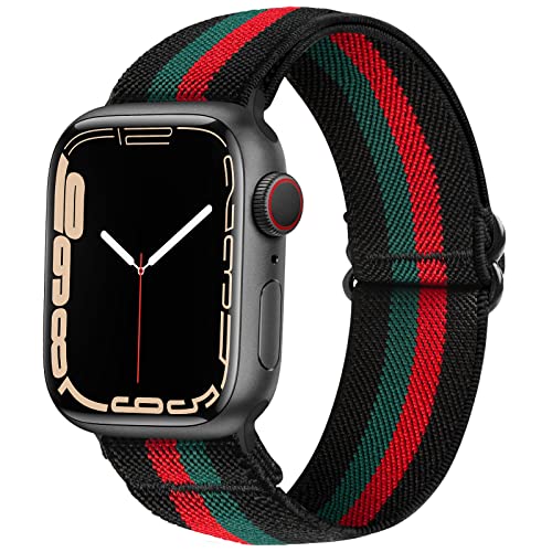 SITAFU Armband Kompatibel mit Apple Watch Armband 38mm 40mm 41mm für Damen Herren,Nylon Elastisches Verstellbares Geflochten Ersatzarmband für iWatch Series 7 6 5 4 3 2 1 SE SITAFU Armband Kompatibel mit Apple Watch Armband 38mm 40mm 41mm für Damen Herren,Nylon Elastisches Verstellbares Geflochten Ersatzarmband für iWatch Series 7 6 5 4 3 2 1 SE von SITAFU