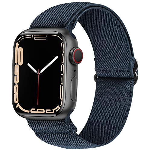 SITAFU Armband Kompatibel mit Apple Watch Armband 38mm 40mm 41mm für Damen Herren,Nylon Elastisches Verstellbares Geflochten Ersatzarmband für iWatch Series 7 6 5 4 3 2 1 SE von SITAFU