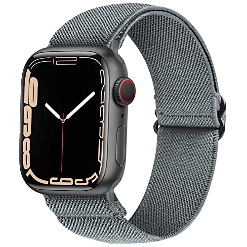 SITAFU Armband Kompatibel mit Apple Watch Armband 38mm 40mm 41mm für Damen Herren,Nylon Elastisches Verstellbares Geflochten Ersatzarmband für iWatch Series 7 6 5 4 3 2 1 SE von SITAFU