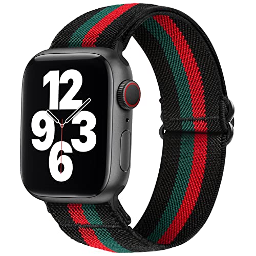 SITAFU Armband Kompatibel mit Apple Watch Armband 42mm 44mm 45mm ür Damen Herren,Nylon Elastisches Verstellbares Geflochten Ersatzarmband für iWatch Series 7 6 5 4 3 2 1 SE SITAFU Armband Kompatibel mit Apple Watch Armband 42mm 44mm 45mm ür Damen Herren,Nylon Elastisches Verstellbares Geflochten Ersatzarmband für iWatch Series 7 6 5 4 3 2 1 SE von SITAFU