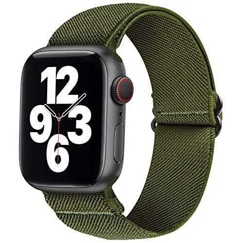 SITAFU Armband Kompatibel mit Apple Watch Armband 42mm 44mm 45mm ür Damen Herren,Nylon Elastisches Verstellbares Geflochten Ersatzarmband für iWatch Series 7 6 5 4 3 2 1 SE SITAFU Armband Kompatibel mit Apple Watch Armband 42mm 44mm 45mm ür Damen Herren,Nylon Elastisches Verstellbares Geflochten Ersatzarmband für iWatch Series 7 6 5 4 3 2 1 SE von SITAFU
