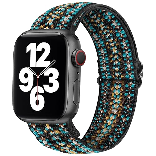 SITAFU Armband Kompatibel mit Apple Watch Armband 42mm 44mm 45mm ür Damen Herren,Nylon Elastisches Verstellbares Geflochten Ersatzarmband für iWatch Series 7 6 5 4 3 2 1 SE SITAFU Armband Kompatibel mit Apple Watch Armband 42mm 44mm 45mm ür Damen Herren,Nylon Elastisches Verstellbares Geflochten Ersatzarmband für iWatch Series 7 6 5 4 3 2 1 SE von SITAFU