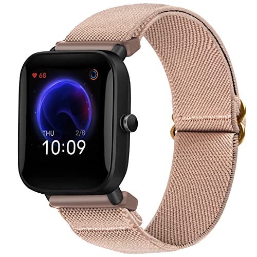 SITAFU Armband für Amazfit Bip,20MM Nylon Elastisches Verstellbares Sportarmband für Amazfit GTS Geflochten Ersatzarmband für Amazfit Bip U/Bip U Pro/Bip lite/Amazfit GTS 2/GTS 2 mini/GTS 2e von SITAFU